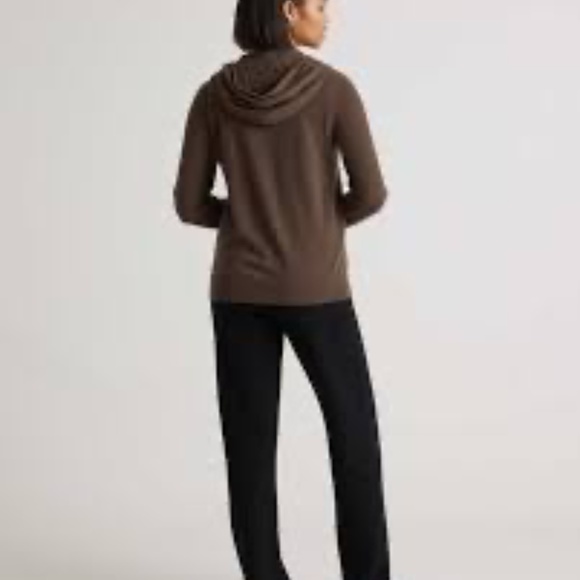 NWT Mongolian Cashmere Full-Zip Hoodie - Picture 3 of 5